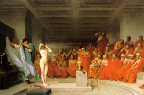 Phryne before the Areopagus by Gerome