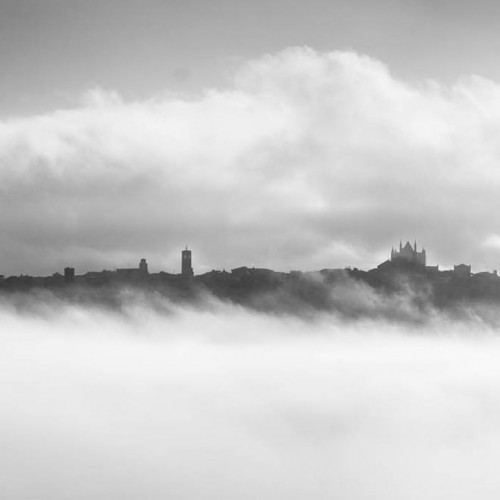 Orvieto Umbria fog