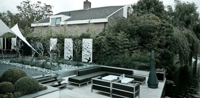 Dutch Garden Architecture and Photo Decor