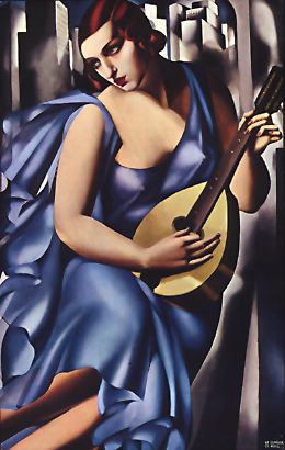 "The Musician" (1929), oil on canvas by Tamara de Lempicka