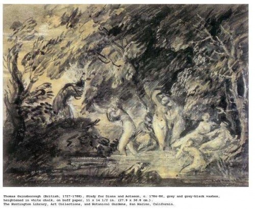Study for Diana and Actaeon