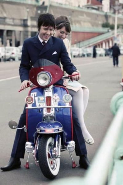 Mods, mid-sixties scooter